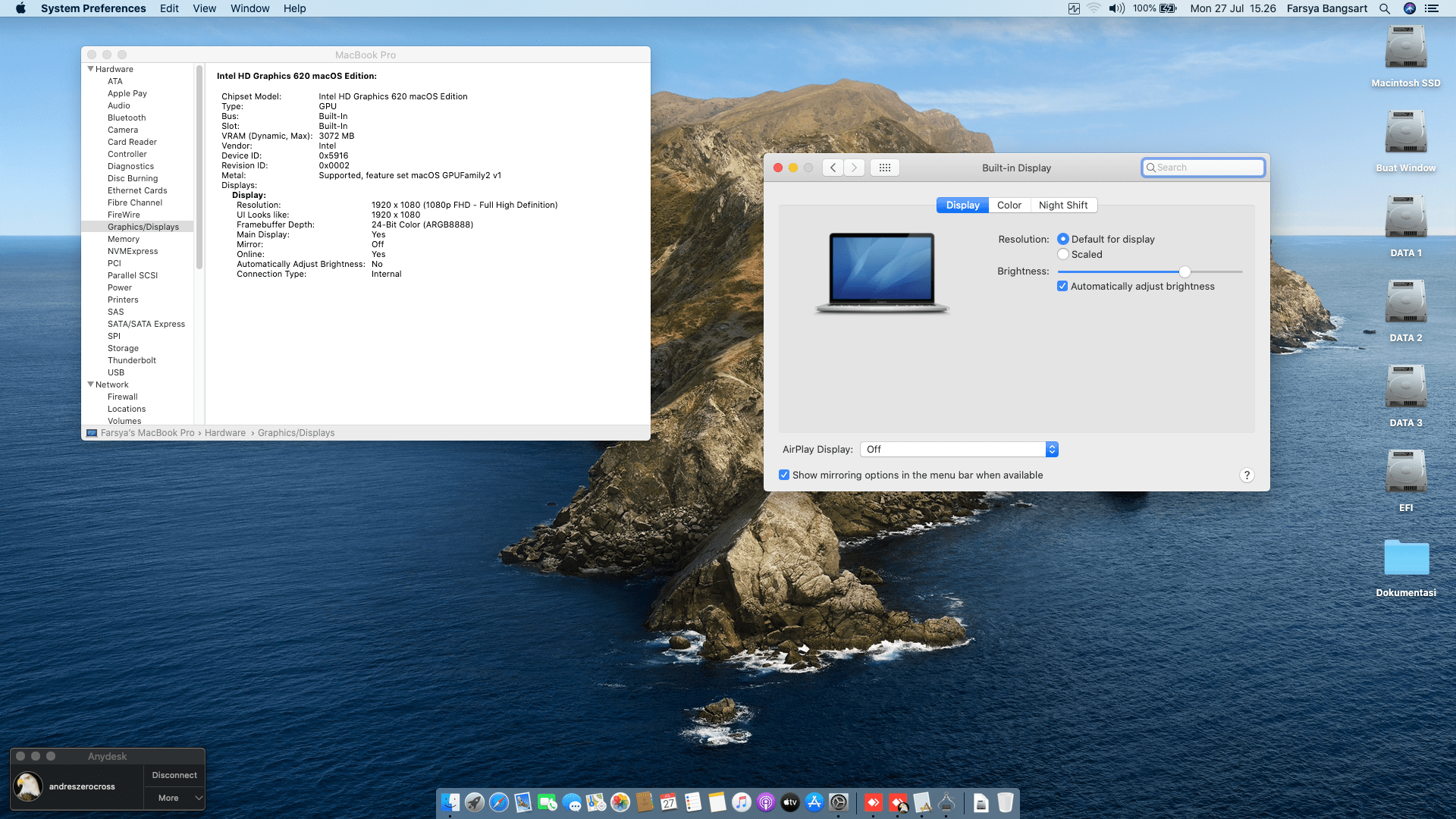 Asus A456UQ FA074 [KabyLake   Intel HD 620 + I2C] 7